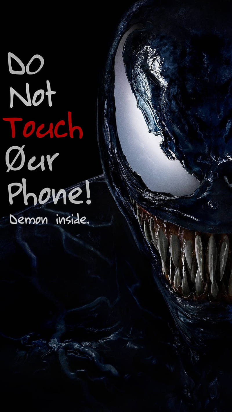 Venom, dont touch my phone, HD phone wallpaper
