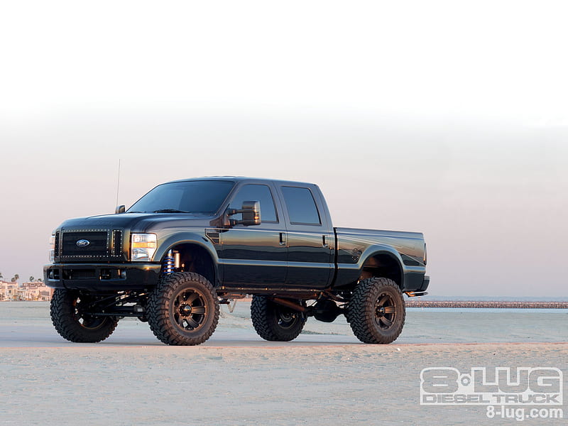 Simple Attention to Detail, 08, black, truck, ford, HD wallpaper