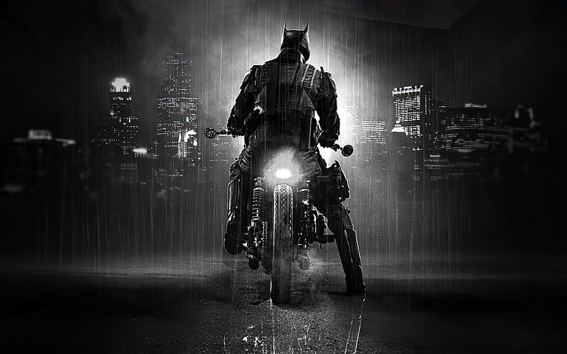 The Batman On Bike In Fiery Background 4K 5K HD Batman Wallpapers, HD  Wallpapers