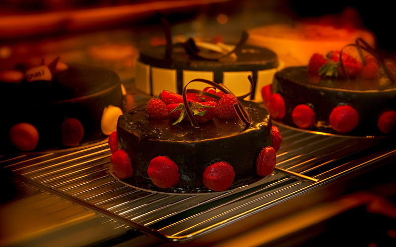 Dessert, Cake, Pastry, Strawberry HD Wallpaper