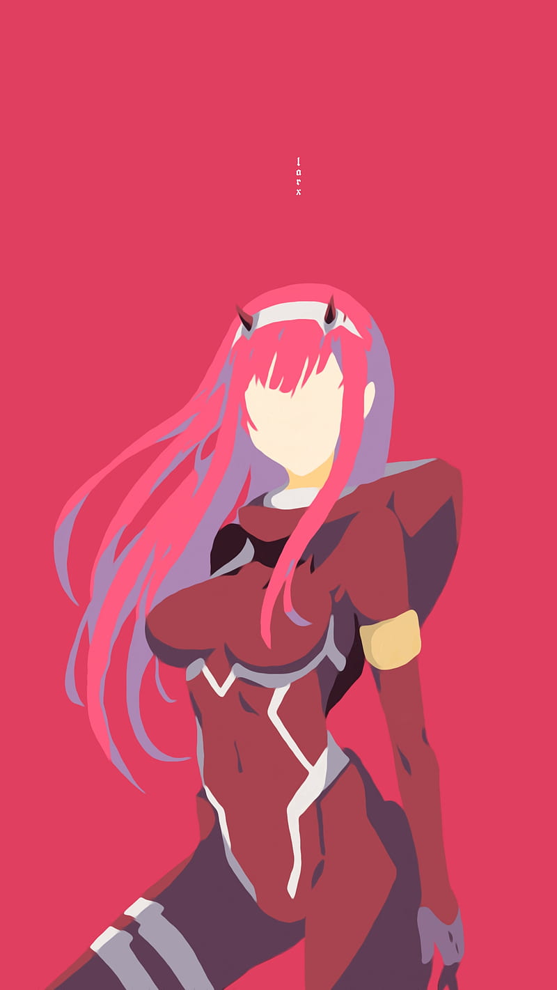 Zero 2 minimalist wp, art, darling, drawing, zero2, anime, HD phone ...