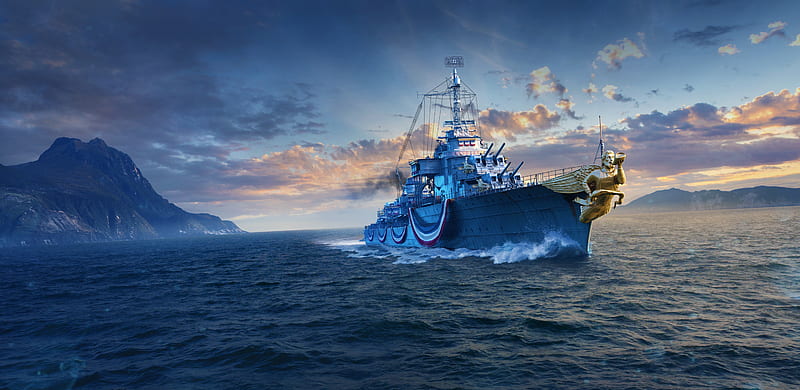 Mogador World of Warships, HD wallpaper