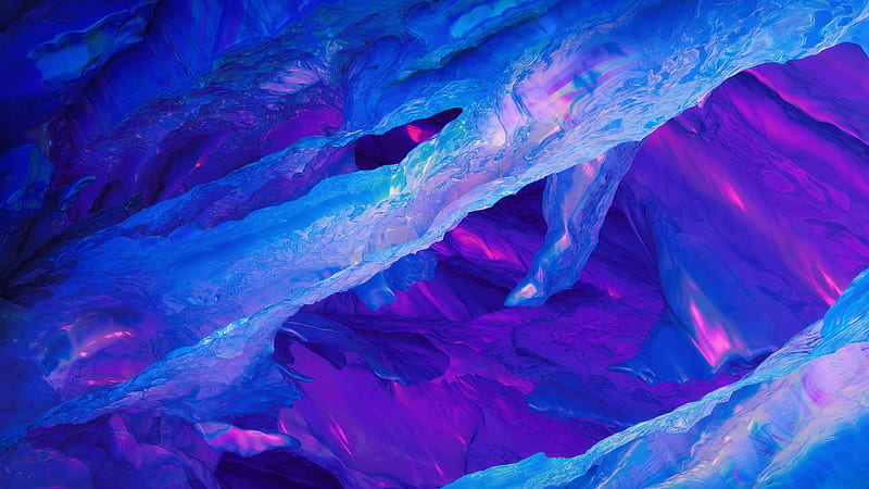 Frozen Ice Purple, HD wallpaper