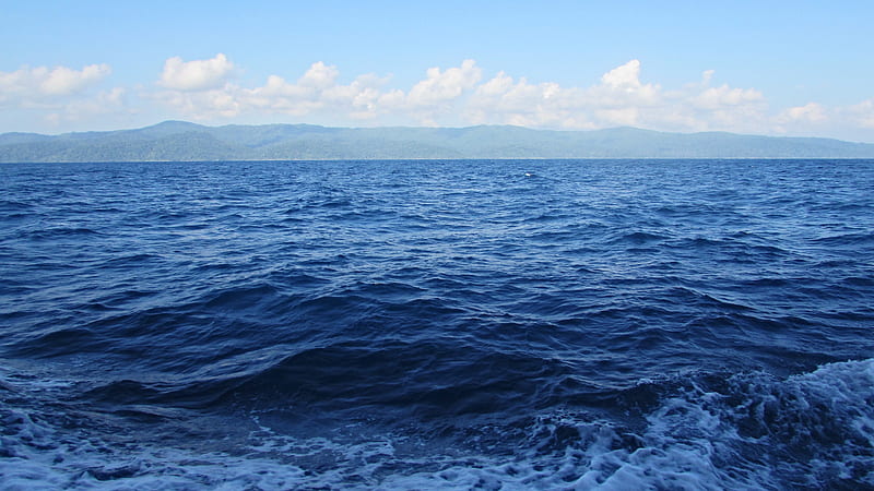 ocean, andaman, bluewater, cruise, island, nature, sky, view, water, HD wallpaper