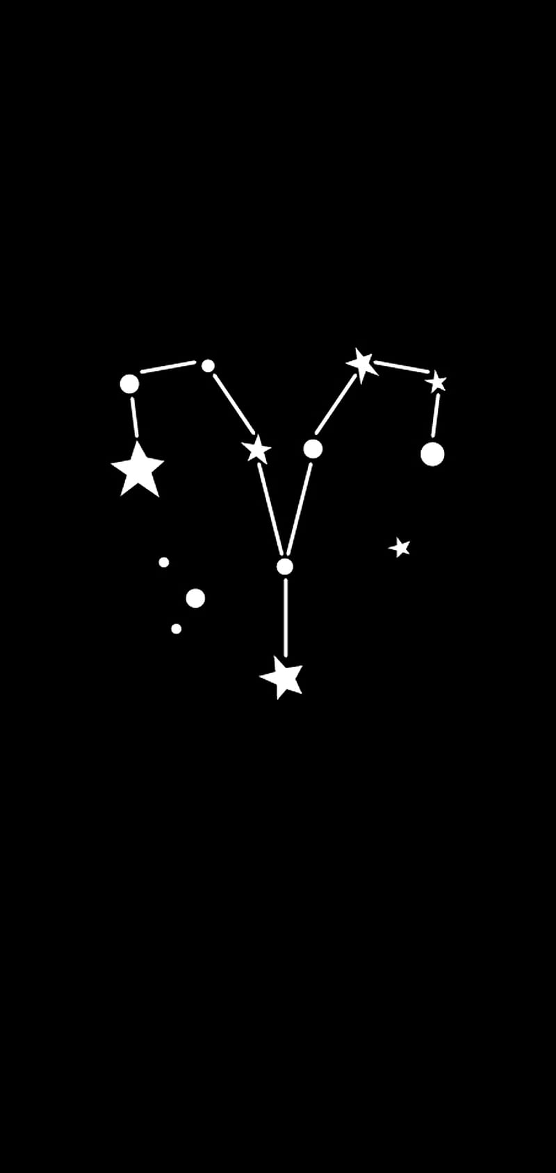 S10 Aries, Kiss, astrology, black, constellation, horoscope, s10 cutout, stars, symbol, zodiac, HD phone wallpaper