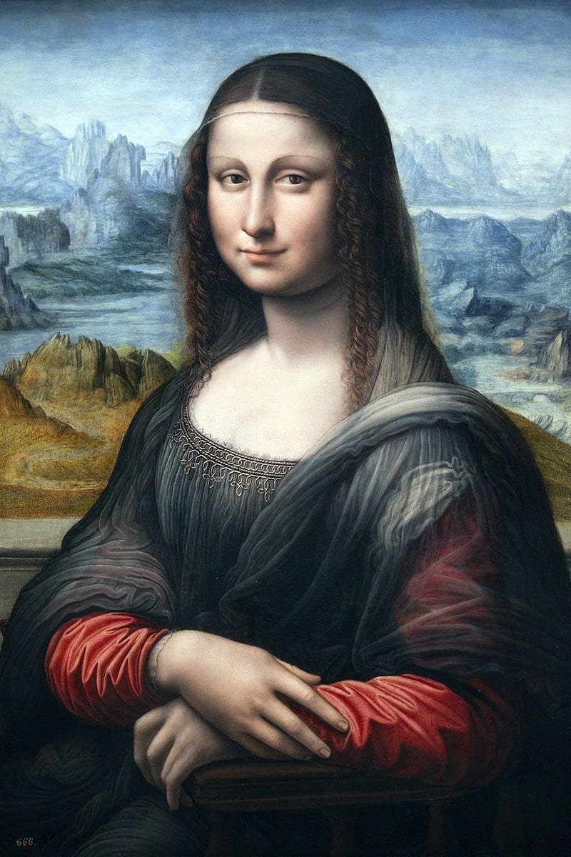 Gorgeous Of DaVinci's Last Masterpiece And Mona Lisa's Sister. Mona lisa, Art history, Famous portraits, Louvre Mona Lisa, HD phone wallpaper