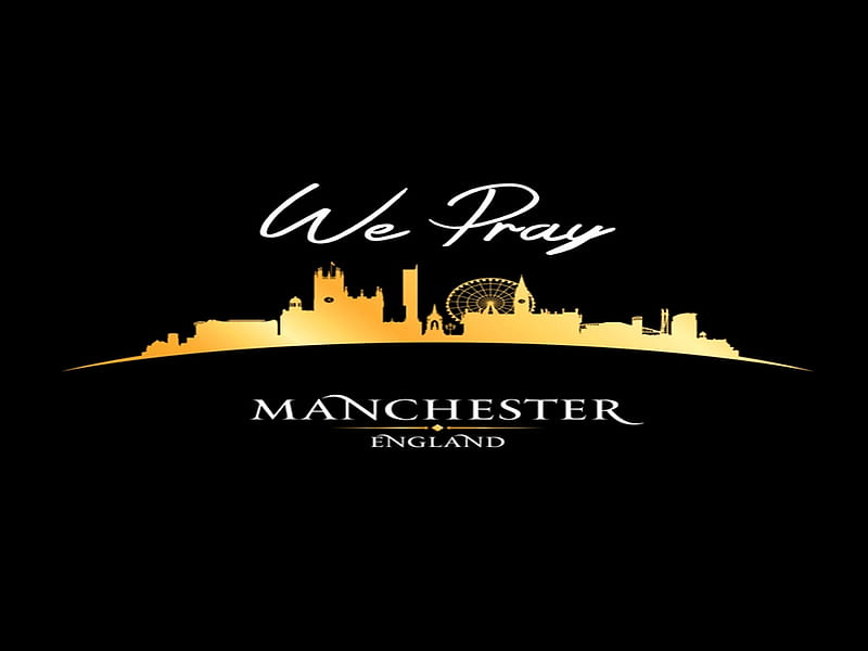Prayers for Manchester, terror, tribute, Manchester, tragedy, HD wallpaper