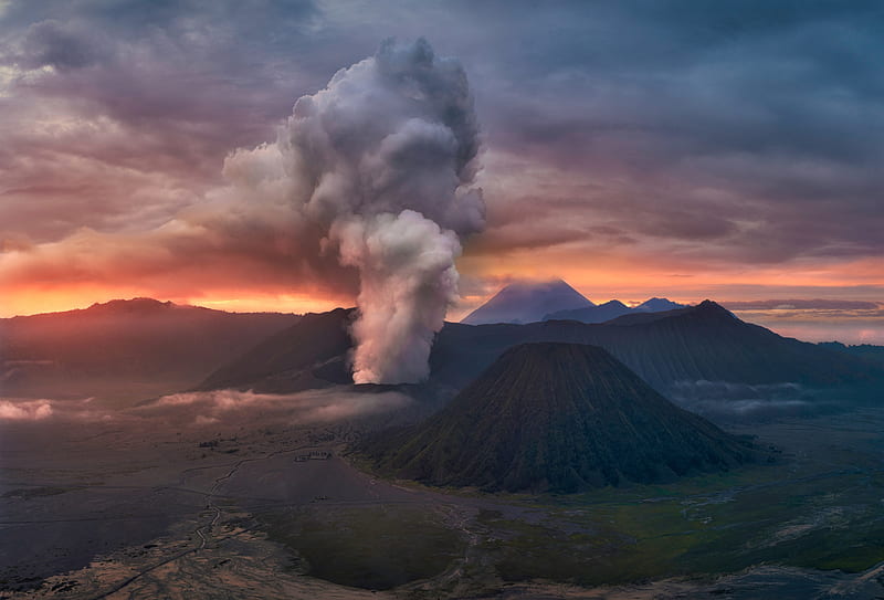 Volcanoes, Mount Bromo, HD wallpaper