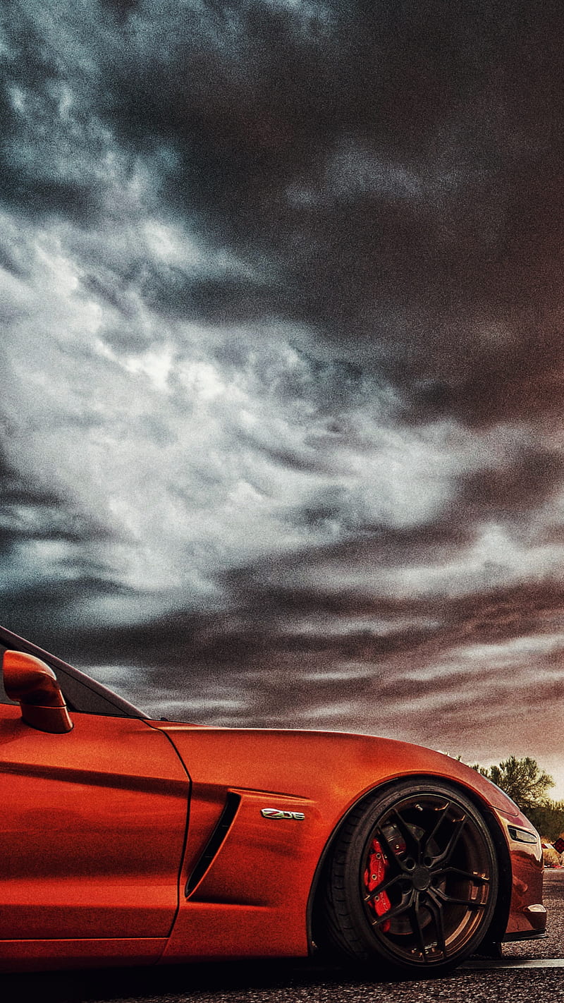Corvette Z06 14, carros, chevy, cloudy, sky, HD phone wallpaper | Peakpx