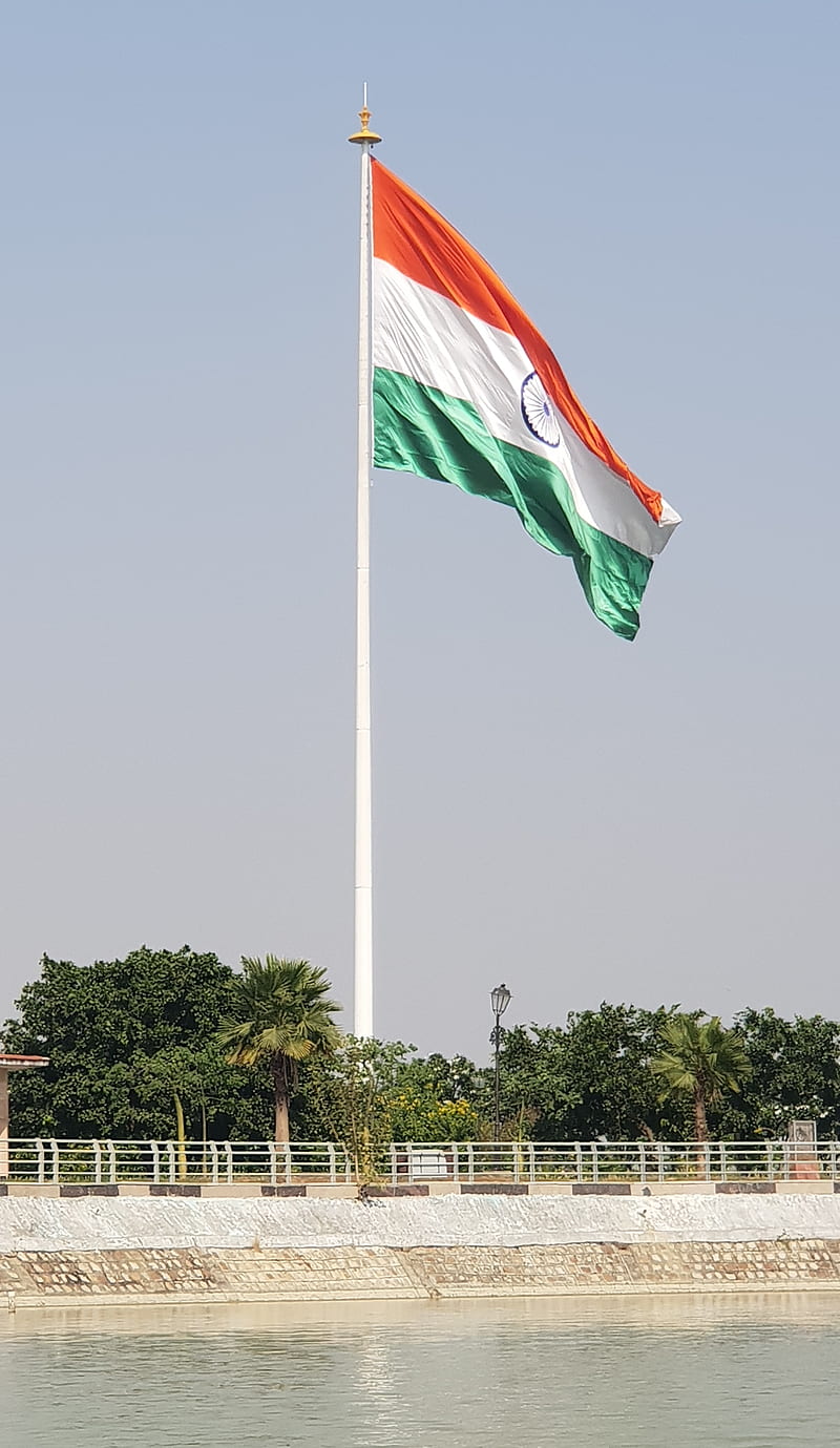 Indian flag, flag, india, army, flags, port, HD phone wallpaper