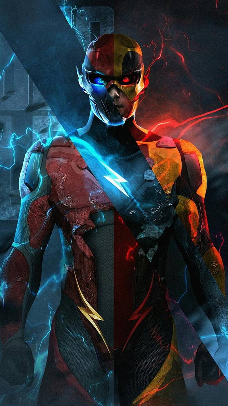 The flash, reverse flash and zoom, HD phone wallpaper