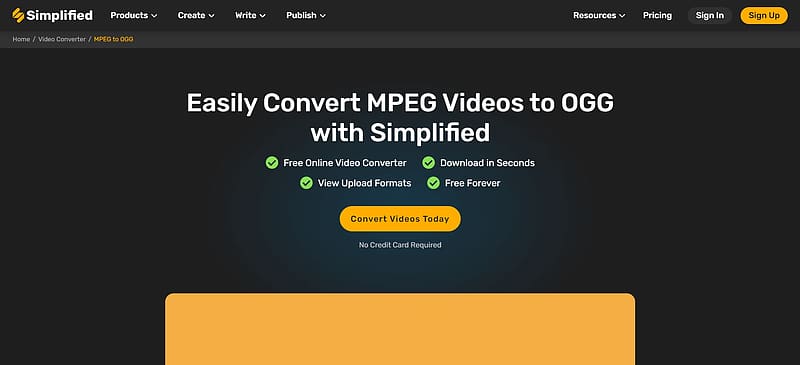 Simplified: Unlock the Potential of MPEG to OGG Conversion - Easily Convert with Simplified, convert mpeg to ogg, mpeg to ogg, online mpeg to ogg converter, mpeg to ogg converter, HD wallpaper