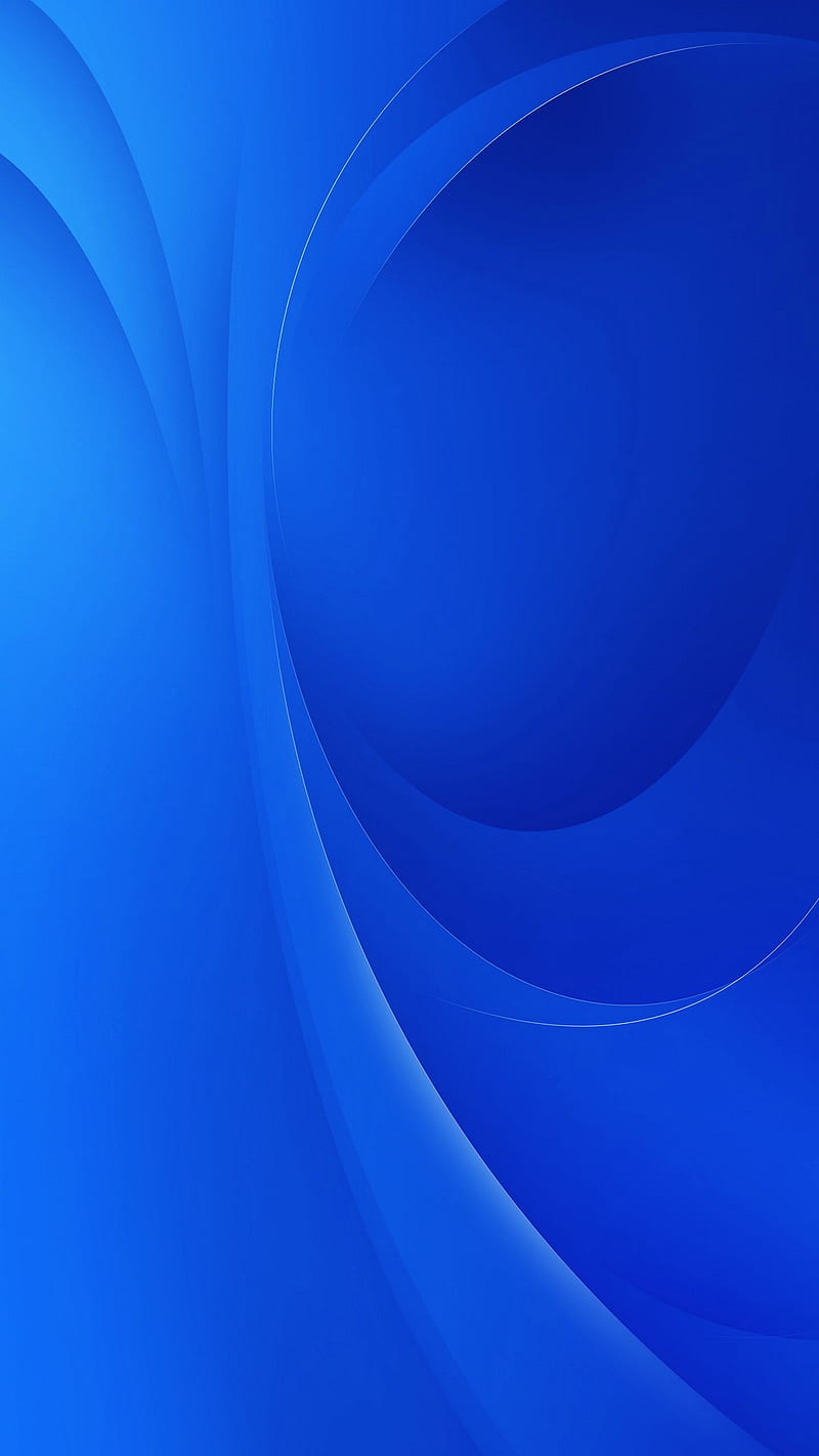 Blue Line Oval, blue, background, HD phone wallpaper