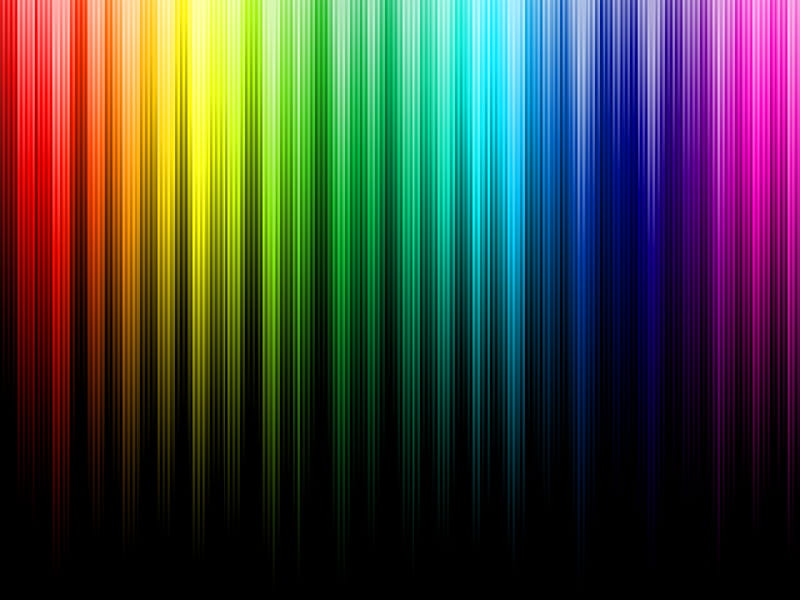 Colores, aurora, black, colors, rainbow, abstract, strings, HD wallpaper