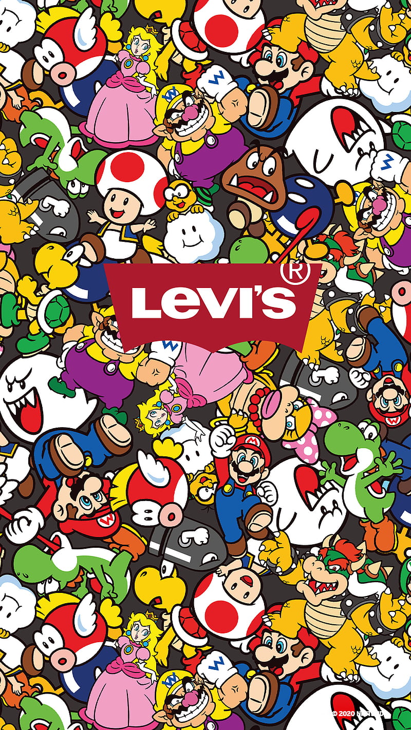 Levis Super Mario, games, mario bros, my nintendo, nintendo, super mario,  HD phone wallpaper | Peakpx