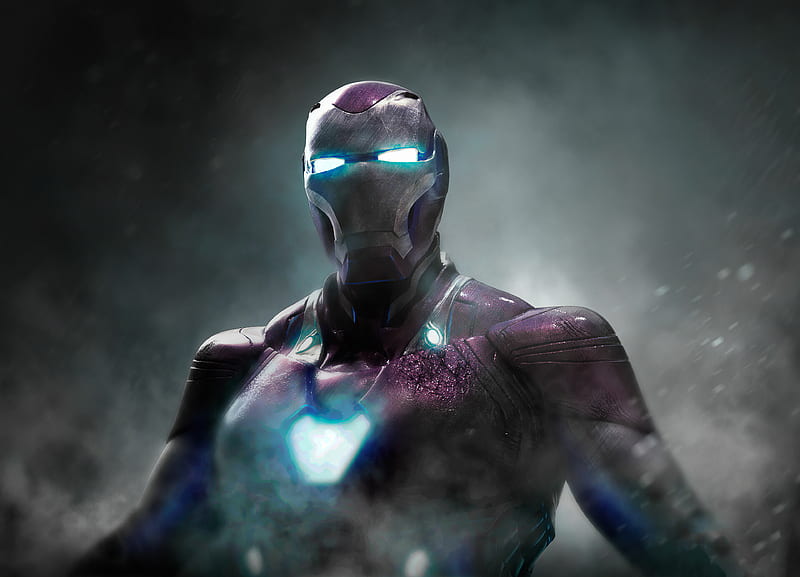 Iron Man Newart, iron-man, superheroes, digital-art, artwork, artstation, HD wallpaper
