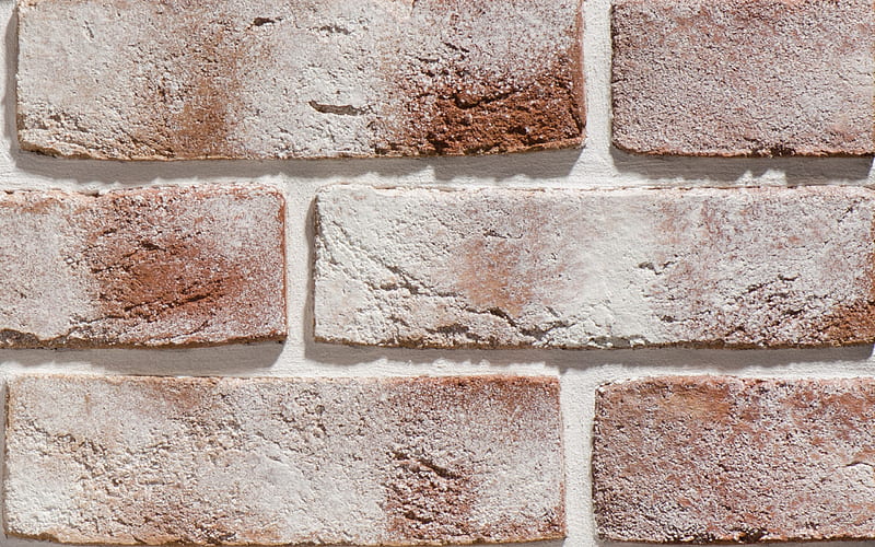 brickwork, brick wall texture, brown bricks texture, background with bricks, brown bricks, HD wallpaper
