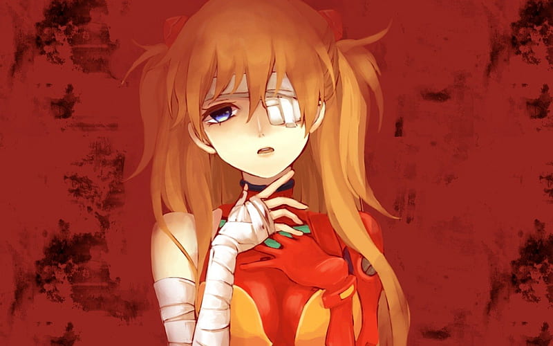 Neon Genesis Evangelion, Pretty, Soryu, Anime, Sad, Manga, bonito, Crazy, dark, Gorgeous, Orange Hair, Genesis, Awesome, Evangelion, Long Hair, Sinister, Red, Emotional, Neon, Red Hair, Sexy, Bandages, Lovely, Blue Eyes, Eva, Amazing, Upset, Serious, Asuka, Creepy, Scary, Anime Girl, Langley, HD wallpaper