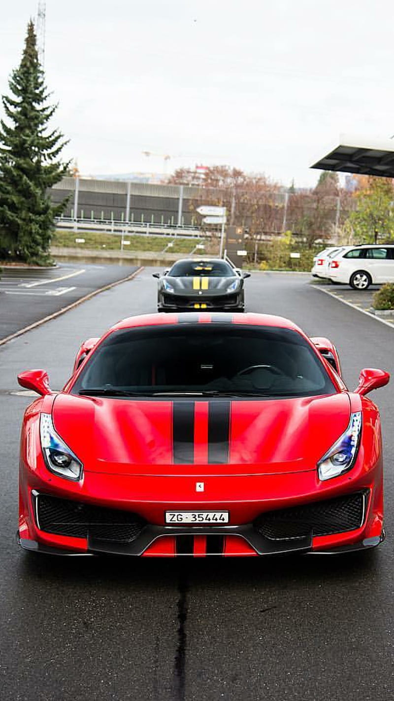 Double Pista Ferrari Pista New Car Supercar Sports America Hd Phone