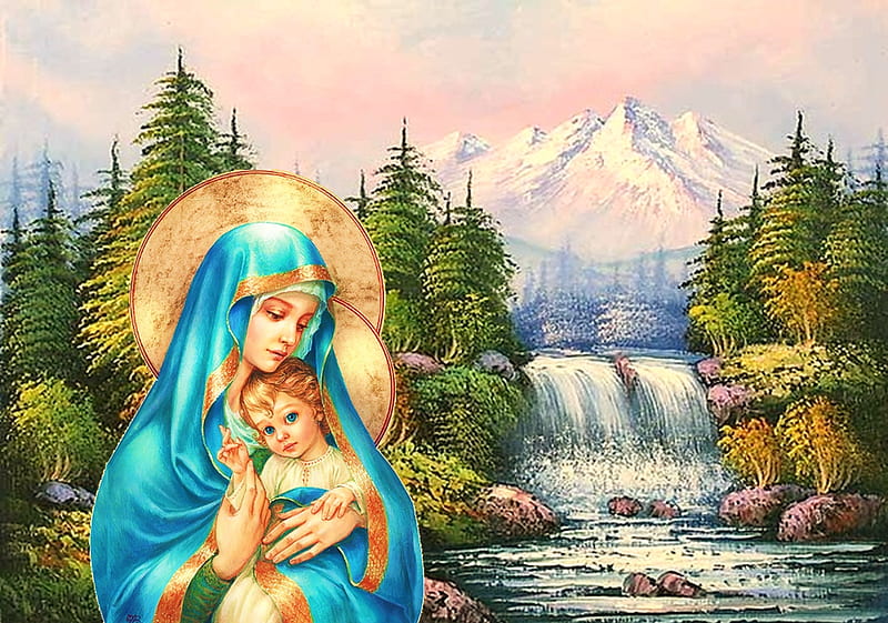 Sweet Mother Mary, christ, jesus, virgin, mary, mother, god, HD wallpaper |  Peakpx