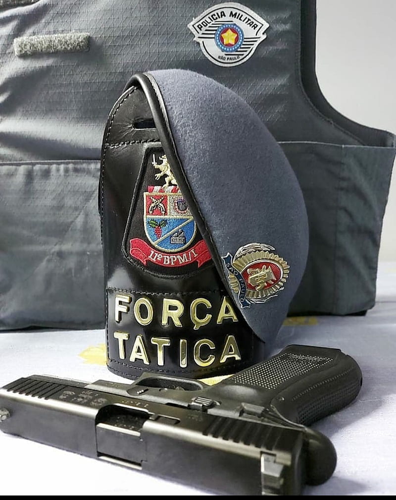 Policia , militar, pistol, pmsp, police, sao paulo, tatico, HD phone wallpaper