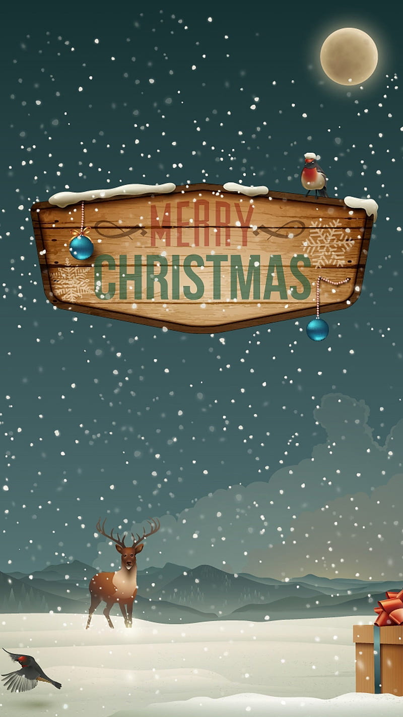 2k-free-download-its-christmas-deer-gift-holiday-moon-snow-winter-wish-wishing-words