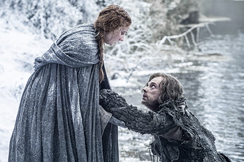 Sansa Stark And Theon Greyjoy, game-of-thrones, tv-shows, HD wallpaper