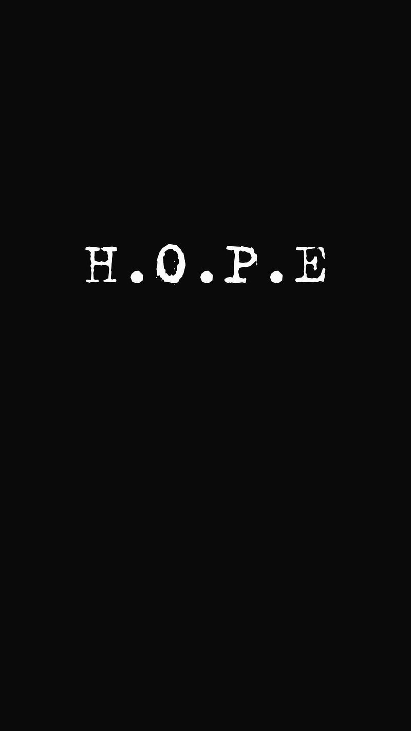 minimal Hope, black, dark, logo, love, play, station, HD phone wallpaper