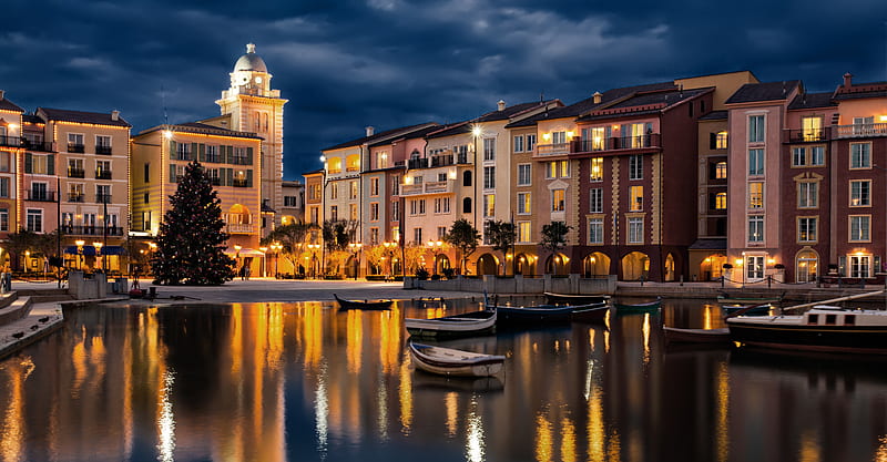 Cities, Orlando, Boat, Building, Hotel, USA, HD wallpaper