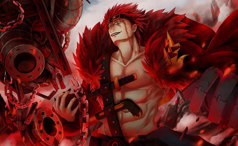 Eustass Kid, Kid Pirates, Magnetic, Super Rookie, Devil Fruit User, Supernova, Weapons, Anime, Post Timeskio, Manga, Scars, Captain, Pirate, Mechanical Arm, One Piece, HD wallpaper