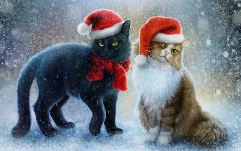 Jolly Holiday Animal Images Background Wallpapers For Android Cute  Picture Of Christmas Background Image And Wallpaper for Free Download
