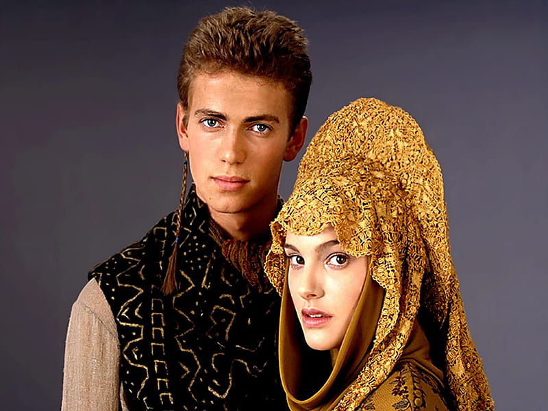 Across the Stars, costumes, natilie portman, motion , fiction, romance, hayden christensen, star wars, cinema, fantasy, movies, HD wallpaper