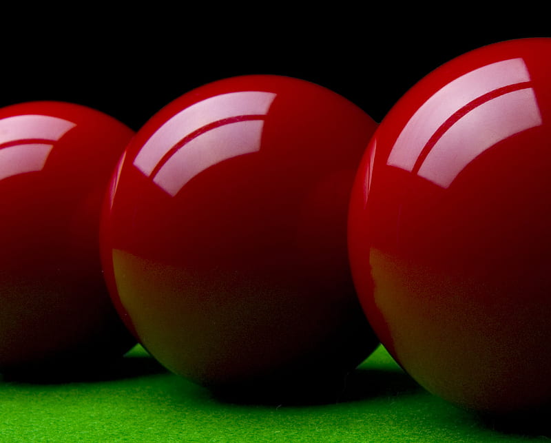 Snooker Balls, ball, cue, green, pool, HD wallpaper