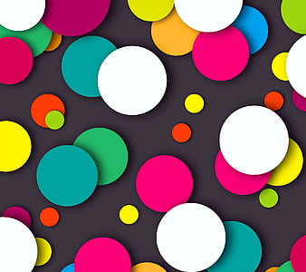 colorful circle wallpaper