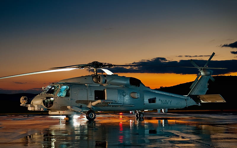 sea hawk, sikorsky, black hawk, helicopter, military, us navy, uh-60, HD wallpaper
