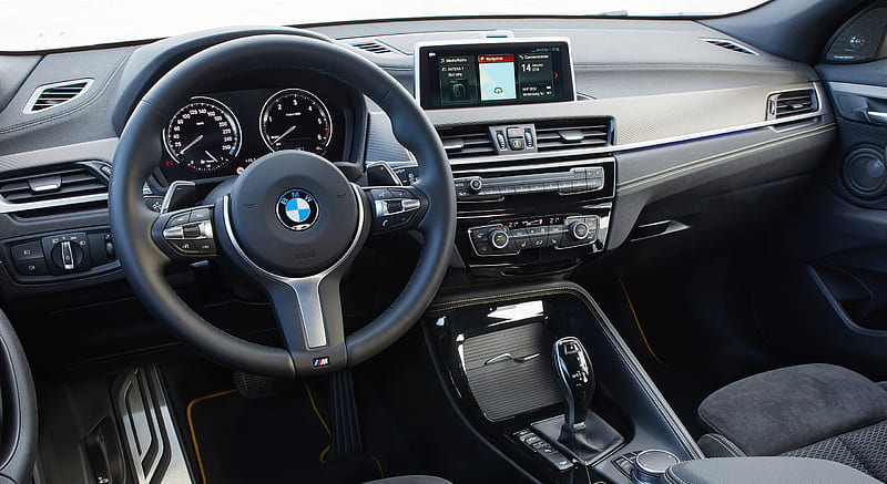 2018 BMW X2 xDrive20d M Sport X (Color: Galvanic Gold) - Interior , car, HD wallpaper