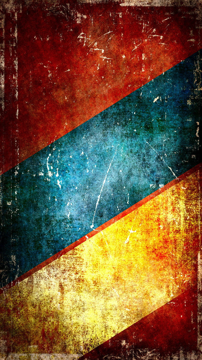 Grunge Background, abstract, colors, geometric, HD phone wallpaper