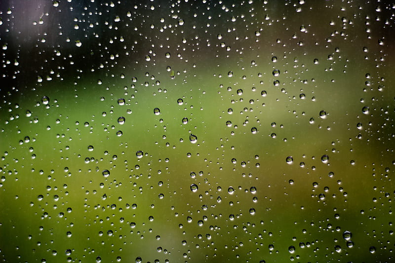 Drops, rain, macro, glass, HD wallpaper | Peakpx