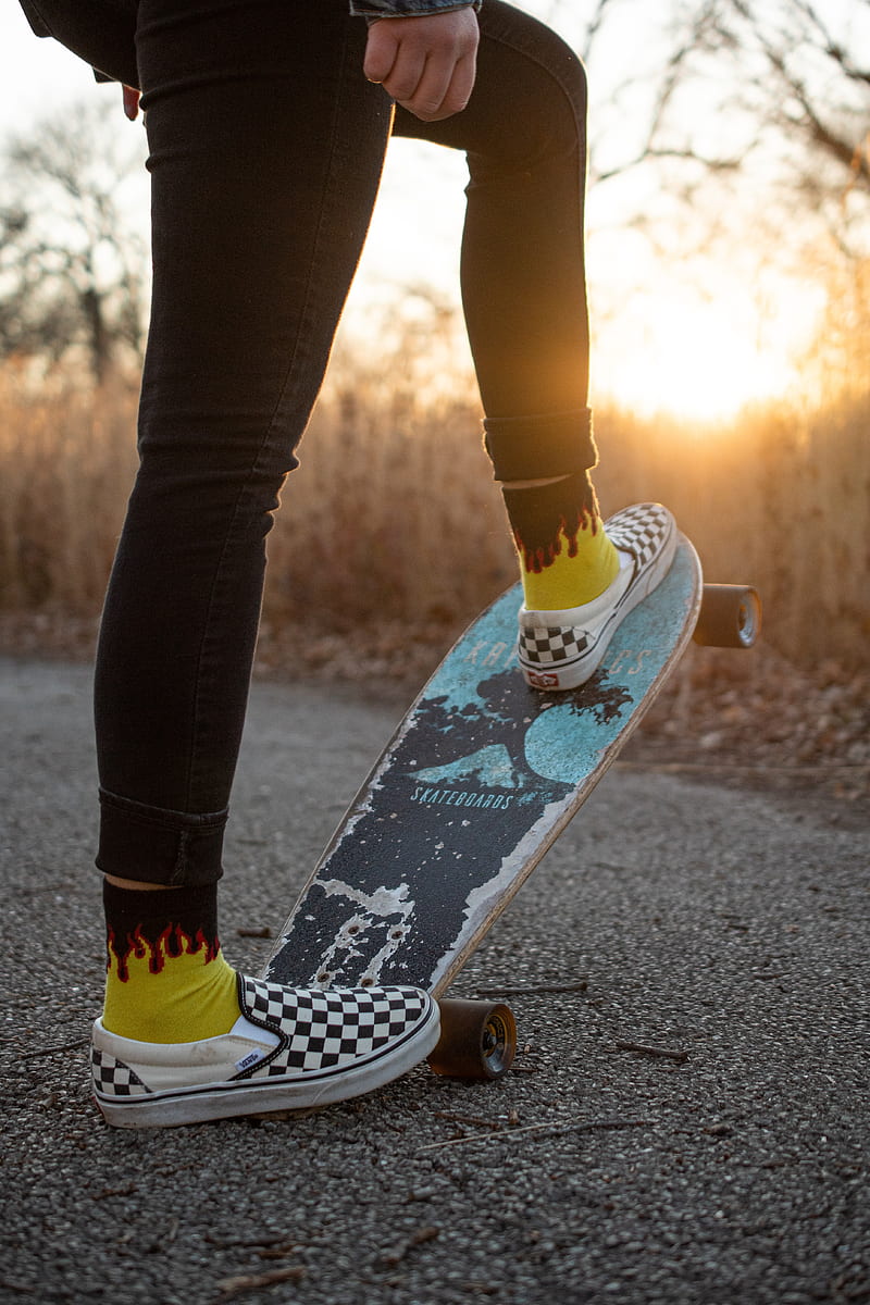 skateboard, skater, legs, style, HD phone wallpaper