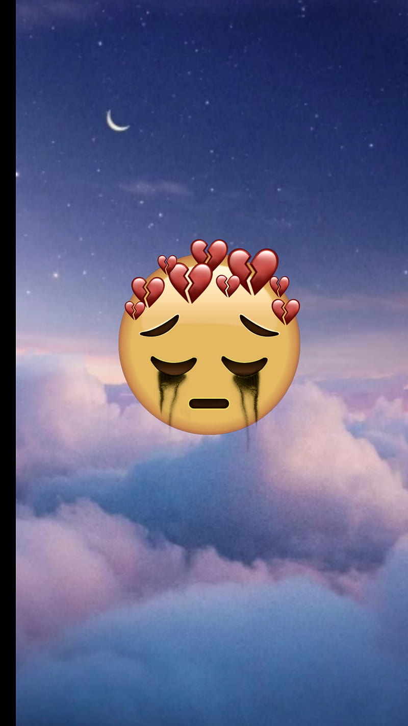 Sad , balloon, emoji, romania, trist, HD phone wallpaper