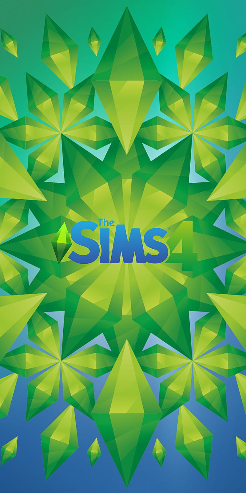 The sims 4, game, mandala, plumbob, thesims, thesims4, HD phone wallpaper