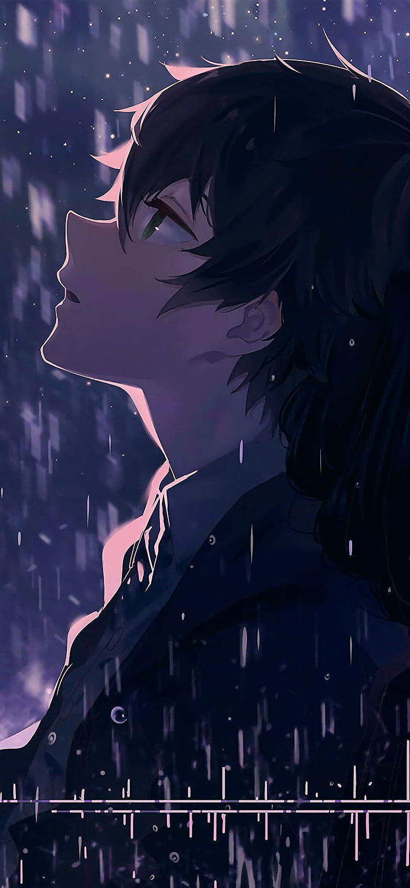 Triste, lluvia, anime, triste, Fondo de pantalla de teléfono HD | Peakpx