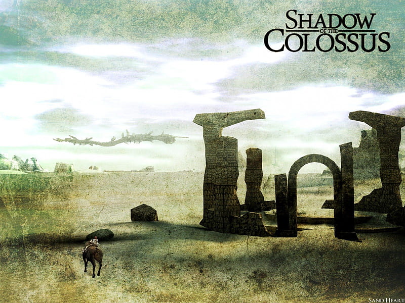 shadow of the colossus, male, desert, Wander, horse, Argo, HD wallpaper