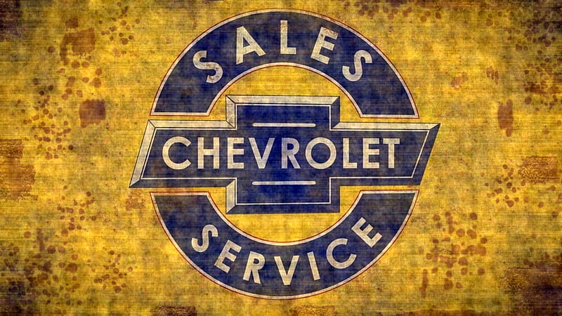 Chevrolet old swales and service sign, Chevrolet logo, Chevrolet, Chevrolet logo , Chevrolet logo Background, Antique Chevrolet emblem, Chevrolet Car emblem, HD wallpaper