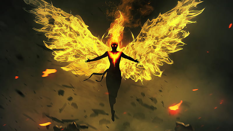 X Men Phoenix , x-men, phoenix, superheroes, artwork, HD wallpaper
