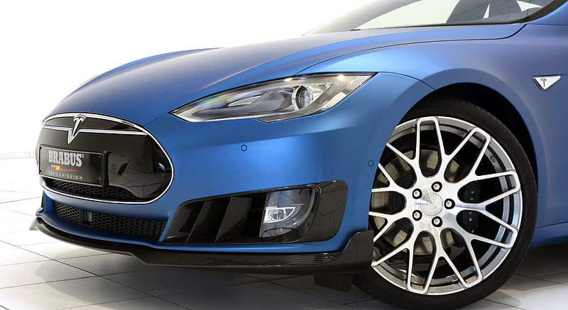 2015 BRABUS ZERO EMISSION based on Tesla Model S - Front , car, HD wallpaper