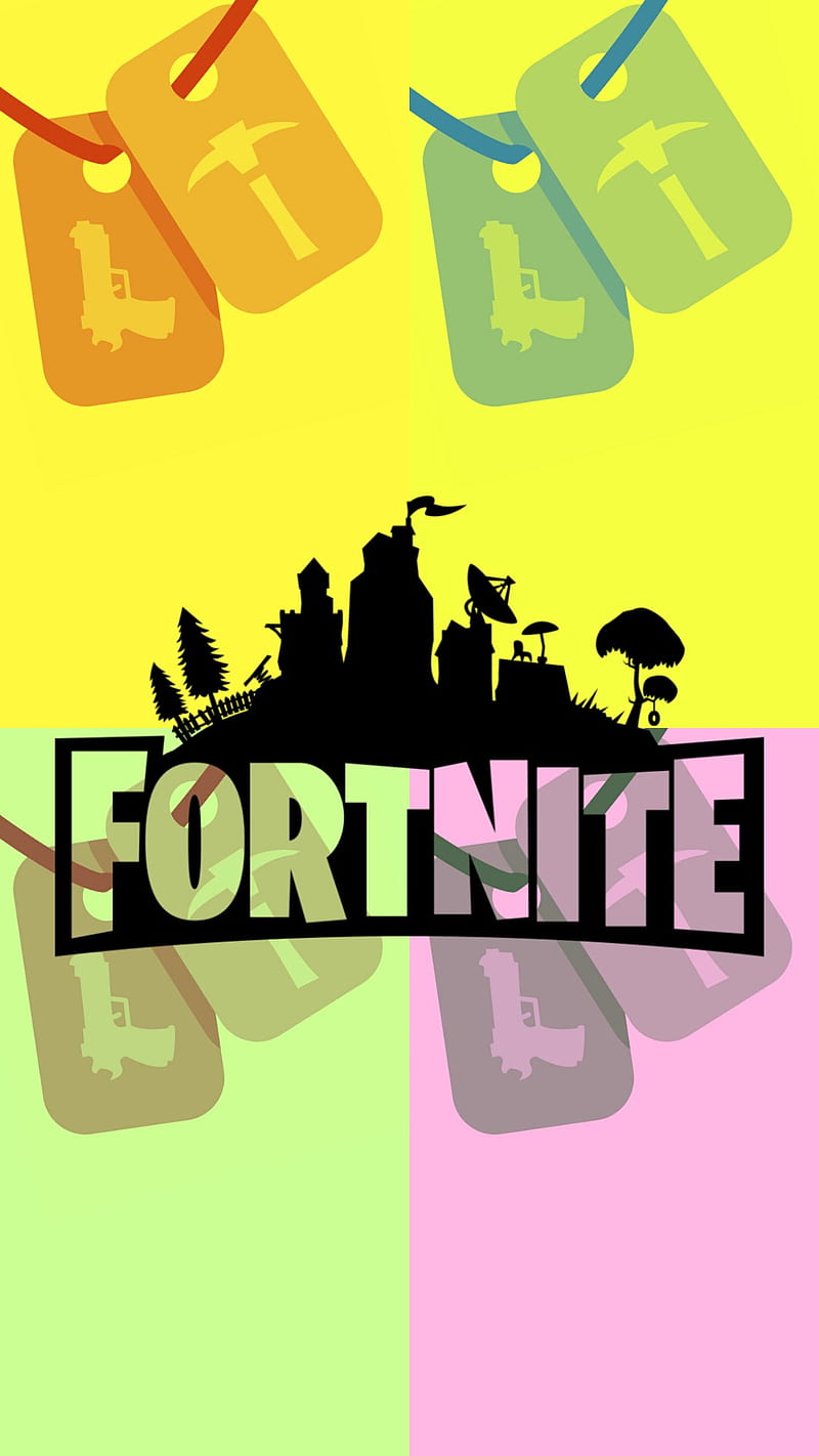 Fortnite, amanne, color, fire, iphone, juego, pubg, samsung, HD