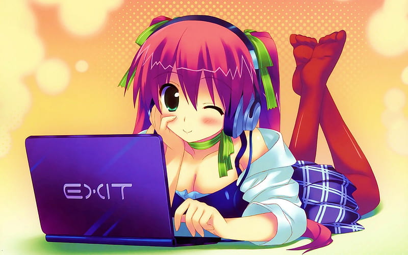 Kawaii Anime Laptop 2020, HD wallpaper