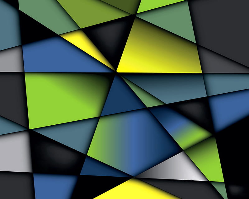 Colorful Geometry, abstact, background, color, HD wallpaper