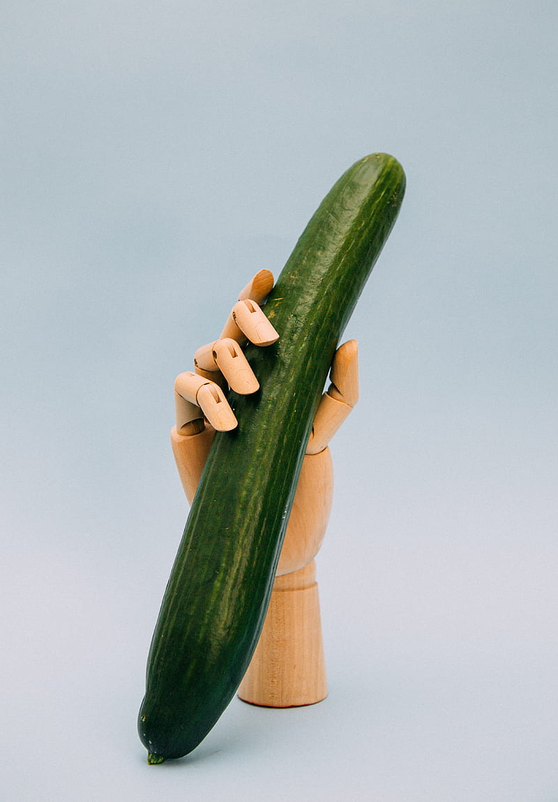 person holding green gourd with artificial hand rack, HD phone wallpaper